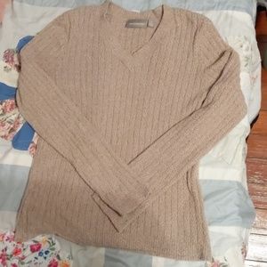 Croft & barrow tan fluffy sweater